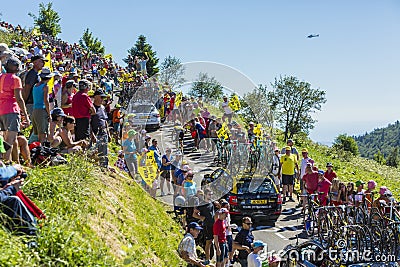 The Cyclist George Bennett - Tour de France 2016 Editorial Stock Photo